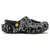 Smiley World Classic Clogs „Black White Yellow“