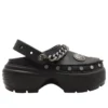 Stomp Clog „Black“ s ozdobami
