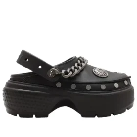 Stomp Clog „Black“ s ozdobami