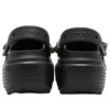 Stomp Clog „Black“ s ozdobami