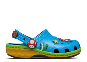 Super Mario x Classic Clog Kids „Blue“