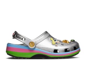 The Powerpuff Girls x Classic Clog Kids „Metallic Silver“