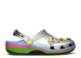 The Powerpuff Girls x Classic Clog „Metallic Silver“