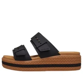 Tkané sandály Brooklyn s přezkou „Black Brown“