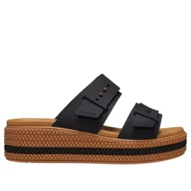 Tkané sandály Brooklyn s přezkou „Black Brown“
