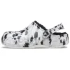 Unisexové bačkory Baya Lined Clog s fleecovou podšívkou „White Grey“