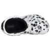 Unisexové bačkory Baya Lined Clog s fleecovou podšívkou „White Grey“