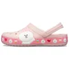 Unisexové sandály Crocs x Line Friends v barvě Beach Pink