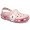 Unisexové sandály Crocs x Line Friends v barvě Beach Pink