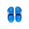 Vtipné sandály Crocs s malým žralokem, boty bez podpatku, pro volný čas a pláž, modré