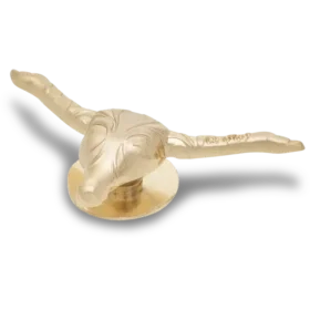 Zlaté ozdoby Jibbitz™ ve tvaru býka